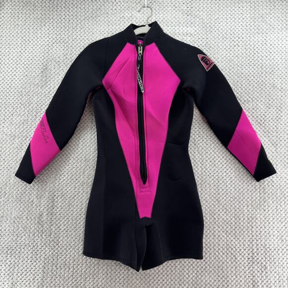 O'Neill Youth 10 Wetsuit Shorty Full Zip Neoprene Swim Surf Suit - Picture 1 of 15